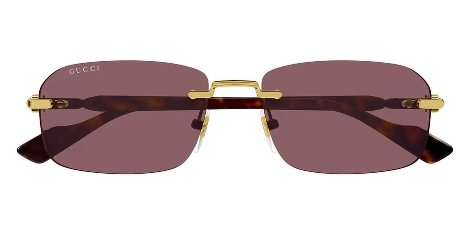 Gucci GG1221S Men's Sunglasses - Gold/Brown ( GG1221S 002 56-16)
