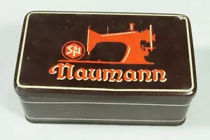 Selten - Naumann Nähmaschinen Braune Dose - Bild 1 von 4