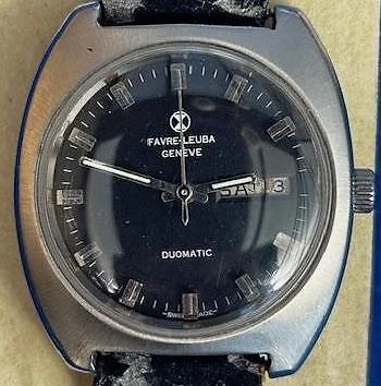 Vintage Gents Favre Leuba Watch - 1970s - Automatic Day Date - Gents Watch - Image 1 of 4