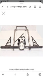 Ladder Bar 32" Back Half Kit W/2x3 Frame Rails W/QA1 Shocks - Picture 1 of 4