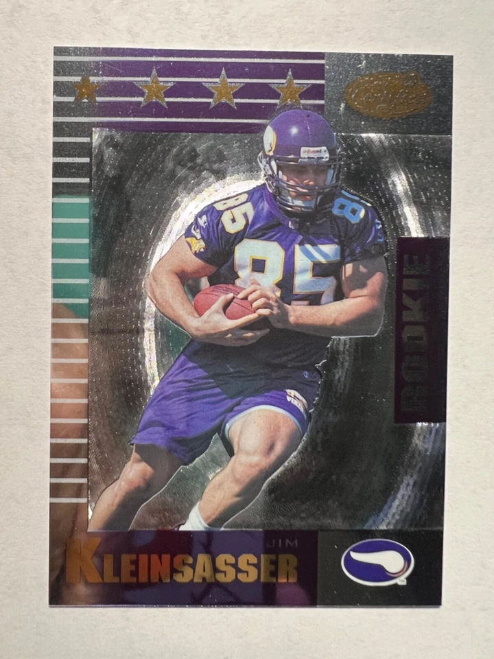 1999 Leaf Certified #205 Jim Kleinsasser RC Vikings  - Image 1 of 2