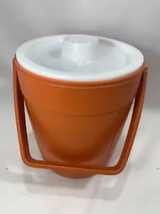 Vintage Rubbermaid Eiskübel mit Deckel Griff orange #2260 Kühlbox Bauernhaus Picknick - Bild 1 von 9