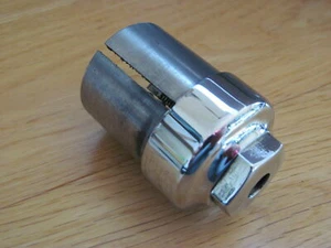97-2702 STAINLESS STEEL STEERING STEM NUT for 1969/70 BSA A50 A65 *** - Picture 1 of 2
