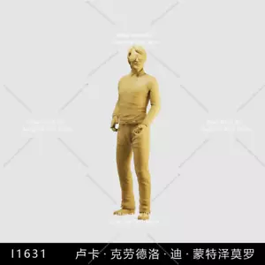 1/35 1/43 1/64 miniature figure Italia pilota uomo scena puntelli modello per auto - Foto 1 di 2