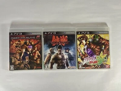 Lot3 PS3 Dead or Alive 5 & Tekken 6 & JOJO's Bizarre Adventure All-atar Battle . - Image 1 of 4
