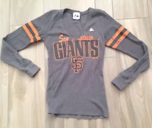 San Francisco Giants Womens Thermal Long Sleeve Shirt Size Small - Picture 1 of 4
