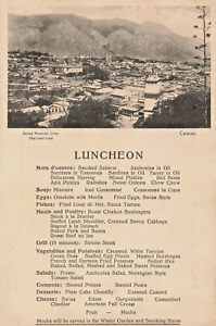 Ss Resolute-Harriman Line-Luncheon MENU-1925-CARACAS Venezuela-Panorama Vue