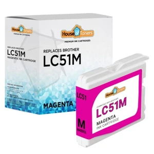 1PK LC51 LC-51 Magenta for Brother Ink Cartridges MFC 240 3360 685 5460 MFC465C - Picture 1 of 2
