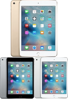 Apple iPad mini 4. Gen 128GB Space Grau Gold Silber - Entsperrt | Schlecht (C-Ware) - Bild 1 von 2