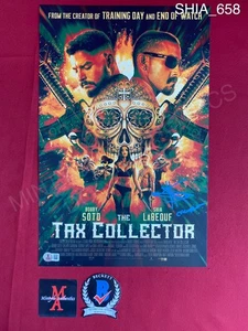 Shia LaBeouf autographed signed 11x17 photo The Tax Collector Beckett Creeper - Picture 1 of 2