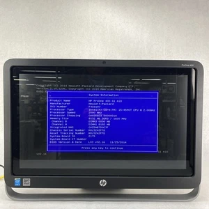 HP ProOne 400 G1 AIO 21.5" Touch Core i5-4590T 2.0GHz 1x8GB RAM No AC No HDD OS - Picture 1 of 18