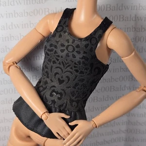 TOP ~ CAMISA SIN MANGAS TEXTURIZADA DE CUERO RAOURCE ESTILO MUÑECA TALLADA HECHA PARA MOVER - Imagen 1 de 9