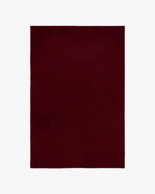 Hand-Tufted Wool Rug 5x8 ft- Nordic Knots Grand Deep Wine Rug, Handmade Area Rug - Image 1 of 4