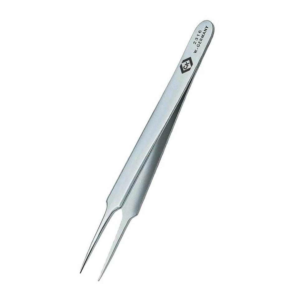 Pinzas de precisión C.K T2316 105 mm punto recto. Foto 1 de 1