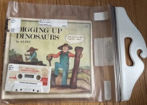 Dinosaurier ausgraben Buch Kassette Band mitlesen Vintage - Bild 1 von 5