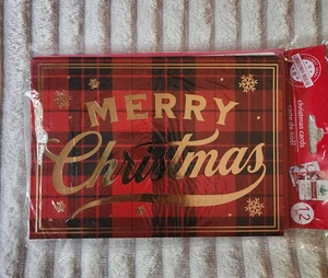 Christmas Greetings Cards Classic 12pcs Cards Envelopes Seals Holiday Party - Picture 1 of 3