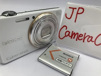 READ English OK Excellent SONY Cyber-shot DSC-WX100 white Digital Camera 1696 - Image 1 of 4