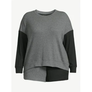 Joyspun Women's Long Sleeve Top Only XL (16-18) Charcoal Grey - Picture 1 of 3