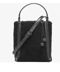 CALVIN KLEIN Astatine Triple Compartment Mini Hobo Bag Women's One Size Black - Picture 1 of 5