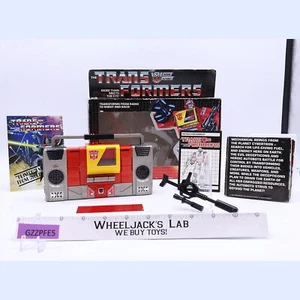 Blaster 100% Complete W/Box 1985 Vintage Hasbro G1 Transformers Action Figure - Picture 1 of 11
