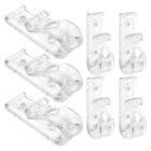Curtain Hooks Shade Safety Retainer P Clip 8pcs-IF