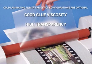 COLD LAMINATION FILM GLOSSY TEXTURE 25" X 131' - Picture 1 of 5
