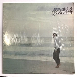 ROD McKUEN Alone... 1974 LP on Warner Bros. #BS 2817 POPULAR VOCALS FOLK Shrink - Picture 1 of 8