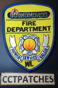 OCONOMOWOC, WISCONSIN FIRE DEPARTMENT PATCH WI - Bild 1 von 2