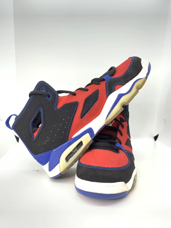 Nike 2012 Air Jordan Flight Club 91 XX Red Black blue Shoe Size  6.5Y - Image 1 of 4