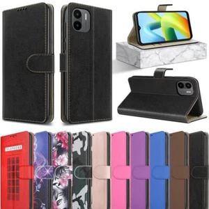 For Xiaomi Redmi A2 (2023) Case, Slim Leather Flip Wallet Stand Phone Case Cover - Picture 1 of 21