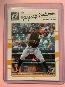 A2323 - 2017 Donruss Aqueous Test Proof #136 Gregory Polanco/49