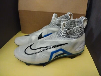 Scarpe da calcio uomo Nike Alpha Menace Elite 3 bianche blu royal taglia 15 NUOVE - Immagine 1 di 4