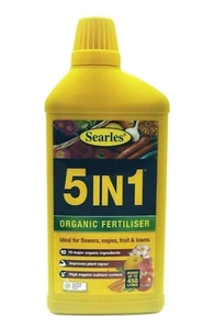 Organic Fertilizer Searles 5 in 1 Liquid Organic Fertilizer Concentrate 1 Litre - Picture 1 of 3