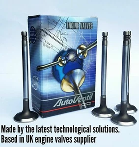 4 EXHAUST VALVES  FOR CHEVROLET Cruze 2.0 TD 10 Orlando 2.0 TD 11 Eng. Z20D1 EX - Picture 1 of 7