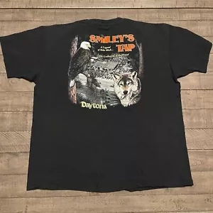 Vintage Single Stitch Daytona Bike Week Wolf Wildlife Motorrad Shirt Größe 2XL - Bild 1 von 6