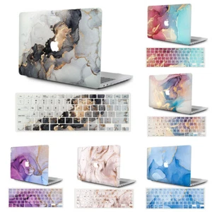 Marbled Matte Hard Case Shell for MacBook Air Pro 13 14 15 16 A2337 A2681 A3113 - Picture 1 of 16