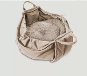 Lambwolf Collective Dog Travel Carrycot in Camel Color Sling Carrier - Picture 1 of 7
