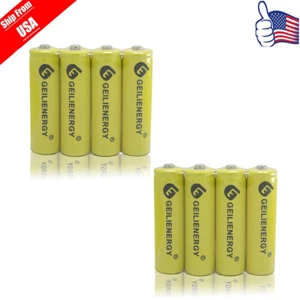 8X AA Rechargeable Battery Recharge Batteries NI-CD 1.2V for Solar Light US SHIP - Picture 1 of 6