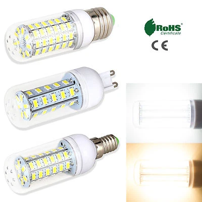 5730 SMD LED Corn Light E27 E14 B22 G9 GU10 Bulb Cool/Warm/Neutral White AC 220V - Image 1 of 4