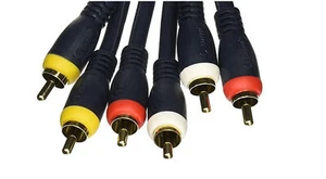 Steren 12ft 3-RCA Composite Video Cable - Picture 1 of 1