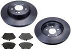Rear Carbon Disc Brake Rotors Rear Pads For Mercedes Benz E300 17-19 Amg Sport