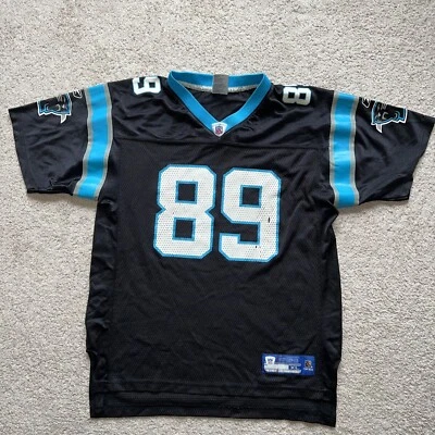 Camiseta Carolina Panthers Vintage Reebok Steve Smith Niños/Jóvenes XL Negra/Blanca    Foto 1 de 4