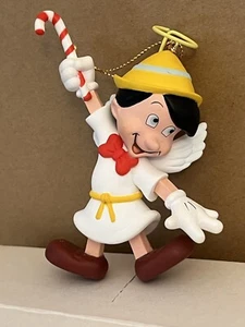 Grolier PINOCCHIO Christmas Angel Disney Candy Cane Ornament Mint 011909 RARE - Picture 1 of 5