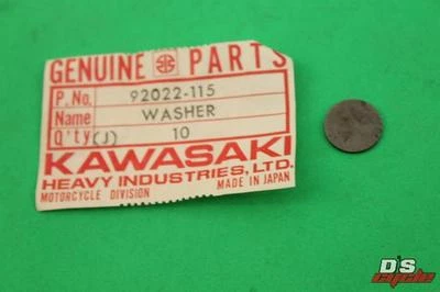 NOS Kawasaki Thrust Washer KM100 KE100 KH100 G5 MC1 92022-115 - Image 1 of 4