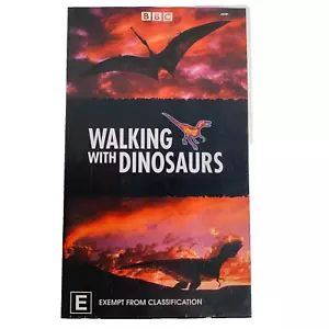 Walking With Dinosaurs 2 x VHS Video Tapes BBC 230 Mins History Dinosaurs - Picture 1 of 7