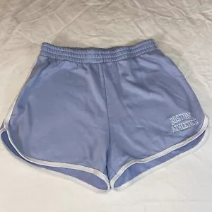 Full Tilt running Shorts women's M Light Blue Cotton Blend Boston Athletics - Picture 1 of 11
