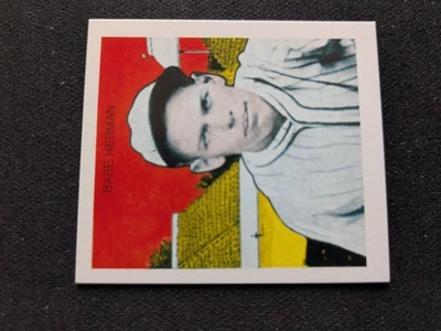 Tarjeta de béisbol 1933 Tattoo Orbit # Babe Herman - Chicago Cubs (Nuevo) Foto 1 de 3