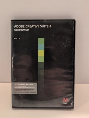 Adobe Creative Suite 4 WebPremium Mac OS Dreamweaver Student Licensing  - Image 1 of 2