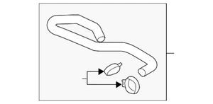 Genuine GM Radiator Inlet Hose 22762638 - Picture 1 of 3