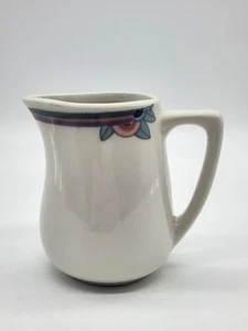 Rego Restaurant Ware Pitcher Creamer Art Deco E596-A7K RARE 3.5" - Picture 1 of 11